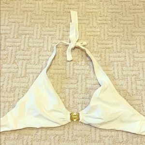 Tory Burch white bikini top